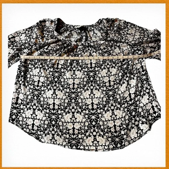 St. Johns Bay Peasant Blouse Size XL - Picture 4 of 5